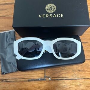 Versace Medusa sunglasses white